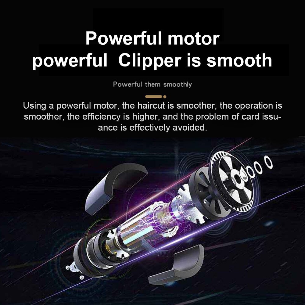 USB rechargeable ceramic Trimmer barber Hair Clipper Machine hair cutting Beard Trimmer Hair Men haircut Styling tool T-Outliner