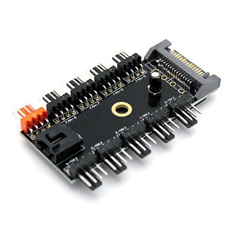 Sata Computer Fan Hub 10 Manier Fan Speed Controller Fan Hub Kabel Koeler
