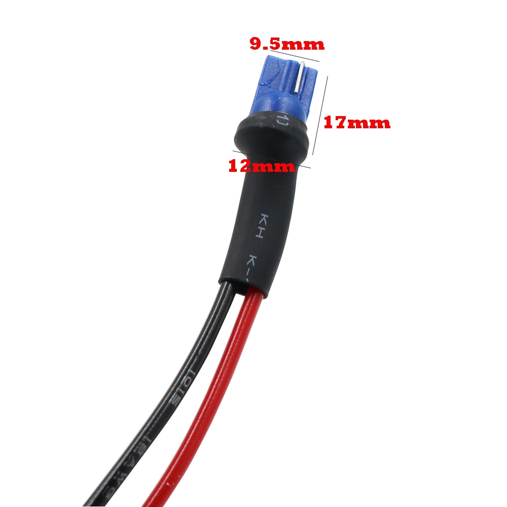 YSY T10 Socket Holders male T10 Car Headlight Assembly Male Socket Plug Adapter Extended Wire Connector r30