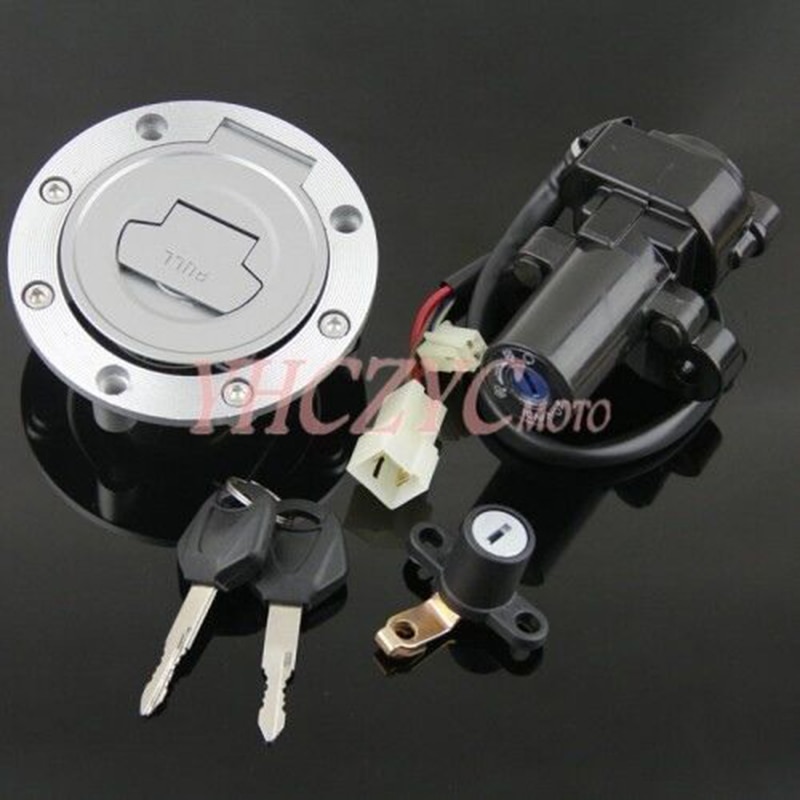 Ignition Switch Fuel Gas Cap Seat Lock Set for Yamaha XT660 XT660Z Tenere 08-13/15 MIDNIGHT STAR V-STAR XVS1300 XVS1300A 07-15