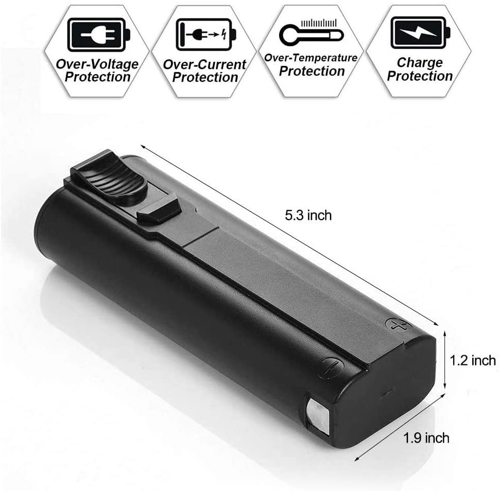 6V Replacement Paslode 4000mAh NI-MH Battery for 404717 B20544E BCPAS-404717 404400 900400 900420 900600 901000 902000 B20720