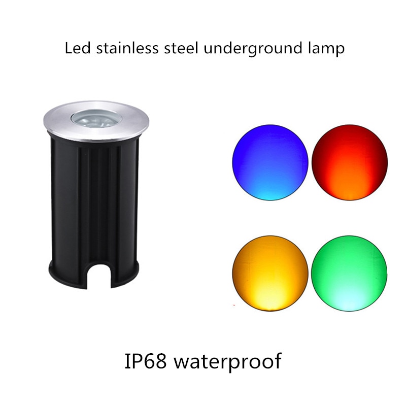 Ip68 led vedenalainen valo maanalainen lamppu led kansi valot puutarhavalo mini led spotti 12v vedenpitävä upotettu ulkona led spotti