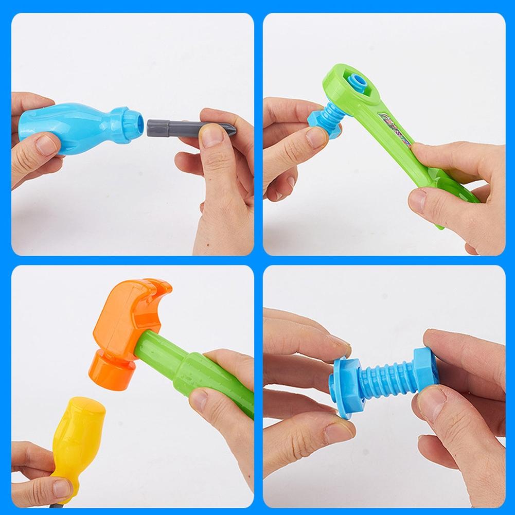 Kind Jongen Leuke Simulatie Reparatie Tool Set Assembleren Kids Moer Demontage Schroef Montage Pretend Play Educatief Speelgoed