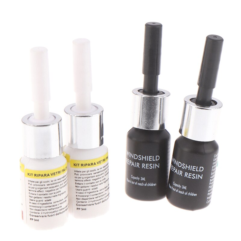 2pcs Windshield Repair Kit Car Windshield Repair Resin Kit DIY Auto Glass Crack Restore Tool Car Window Curing Glue