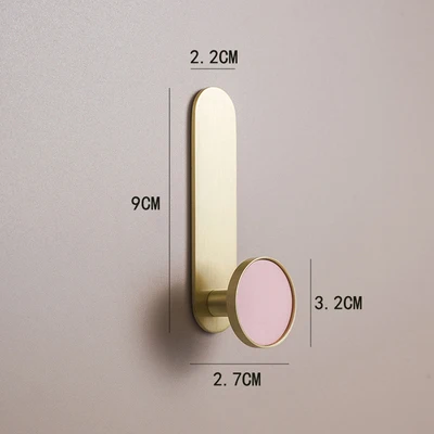 Goldene Garderobe Haken Messing Haken Wand Kleidung Hut L Aufhänger für Schlafzimmer Küche Badezimmer Verschiedene Farben Dekor Wohnaccessoires: Black