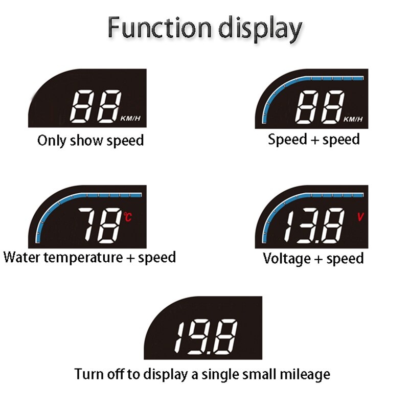 A101 head-up display auto hud projector obd 2 display projector gps-spereerapparaat auto head-up display autospereerapparaat