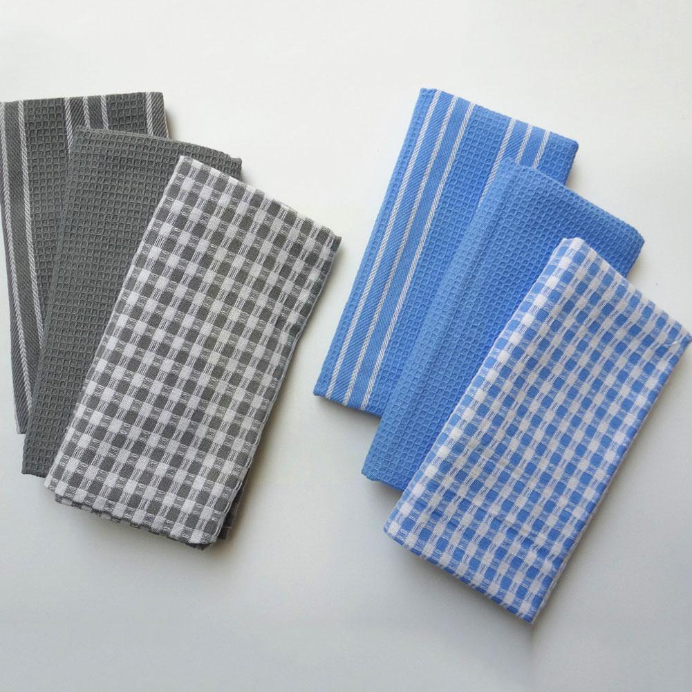 3 Stks/set Klassieke Keuken Handdoek Keuken Natuurlijke 100% Doek Huishoudelijke Handdoeken Katoen Machine Absorberende Huishoudelijke Handdoek Mythe Doek