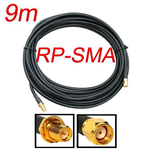 9M RP-SMA cable SMA male to female Extension cable WiFi Router Antenna Cable