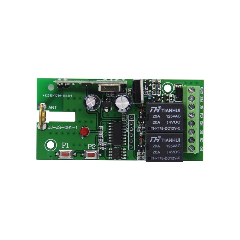 Radio control unit remote radio wireless transmitter and receiver JJ-JS-091-1 match 2 Buttons HS 1527 Remote Control JJ-RC-I8