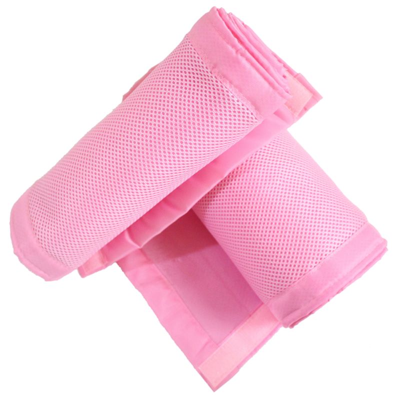4 côtés bébé respirant maille berceau doublure bébé lit pare-chocs maille enfants pare-chocs berceau doublure bébé lit ensembles lit autour du protecteur