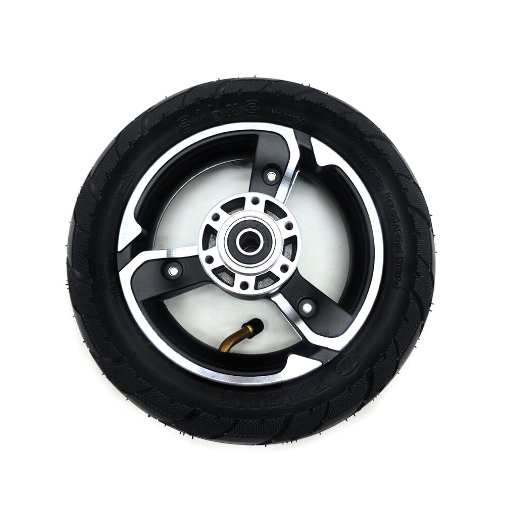 8 1/2 x 3.0 pneumatikdäck för elektrisk scooter zero 9 framhjul 8 1/2 x 2 (50-134)  uppgradering av inre och yttre däck och aluminiumfälg: Hjul