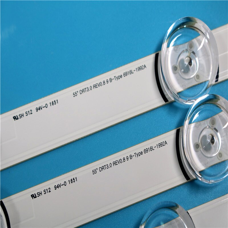 REPUESTO perfecto 55LB650V 55LB5900 55LB6500 tira de LED para LG Innotek DRT 3,0 55 "_ A/B tipo Rev01_140107 6916L 1833A 1834A 1989