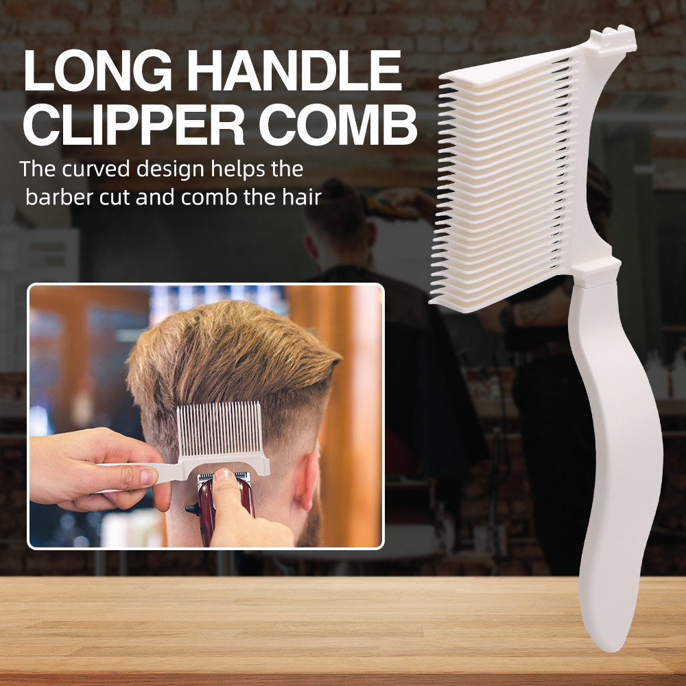 Friseurkamm für Herren, Haarschneiden, Positionierungskamm, austauschbare Kämme, Clipper, 3 Modi, professionelle Salon-Styling-Werkzeuge, Zubehör