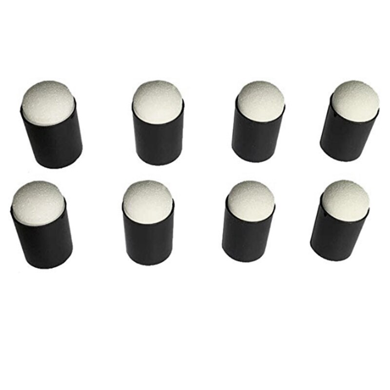 50 Uds esponja para dedos Dauber pintura almohadilla de tinta cepillo para estampación estuche para manualidades herramientas de arte con caja Oficina dibujo escolar DIY Craft