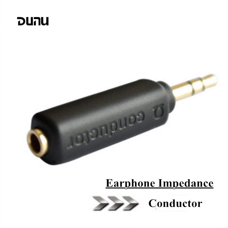 DUNU Leiter Kopfhörer Impedanz Stecker 75 150 200 Ohm Lärm abbrechen Adapter 3,5mm Jack Widerstand Reduzieren Lärm Filter Stecker