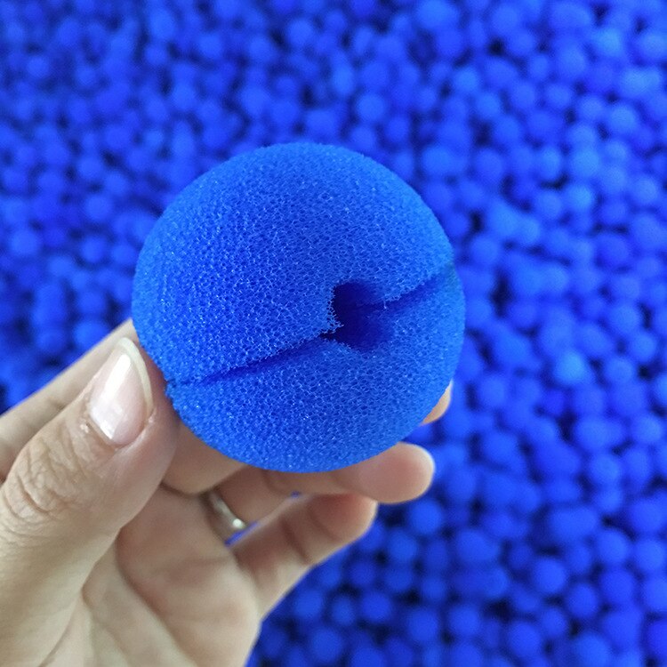 10 stücke Entzückende Blau Ball Schaum Circus Clown Nase Comic Party Halloween Kostüm Magie Kleid Werkzeuge