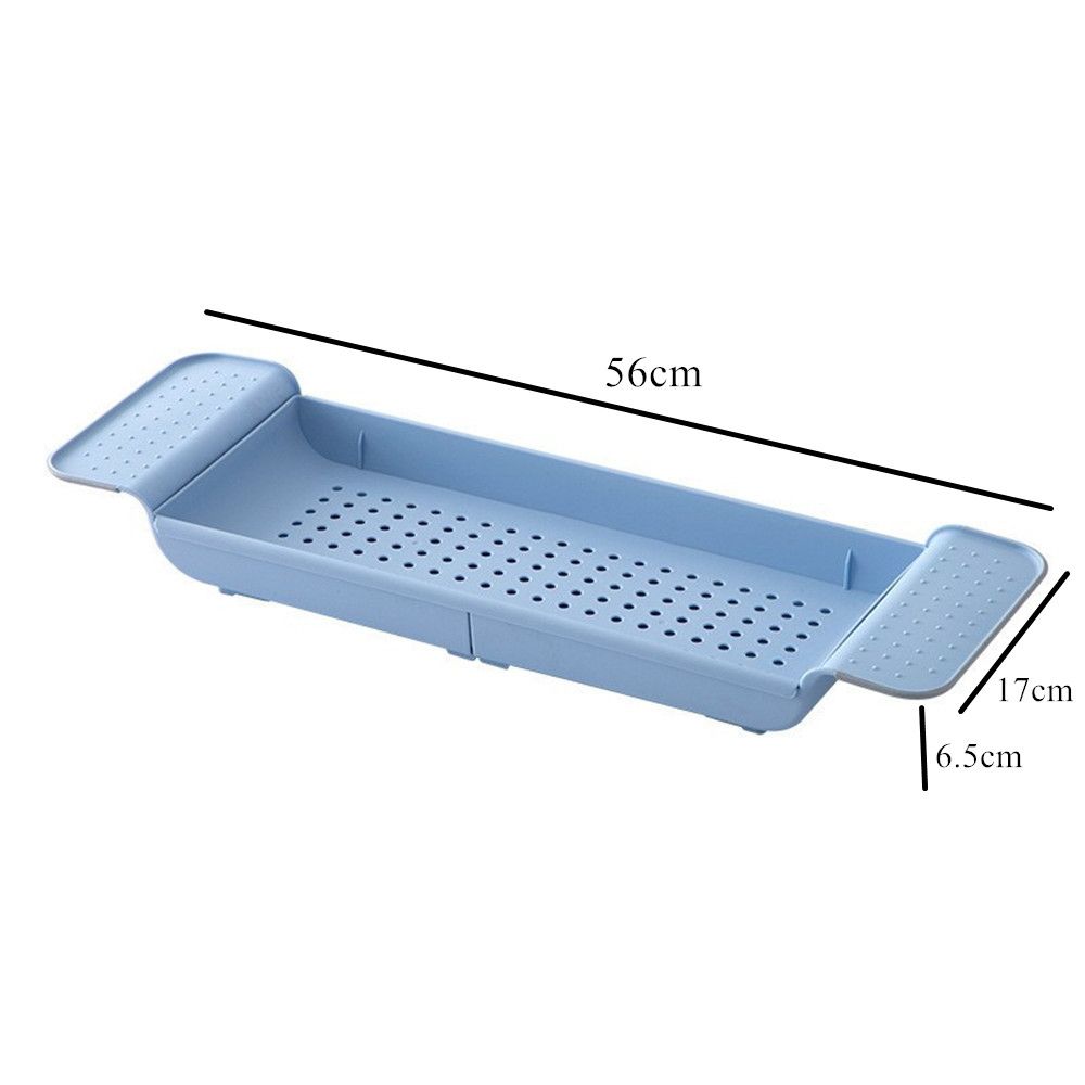 Organizer Bathroom Organizer Retractable Shelf Bathtub Storage Rack Bathtub Tray Bathroom Drain Rack Bathtub Shelf