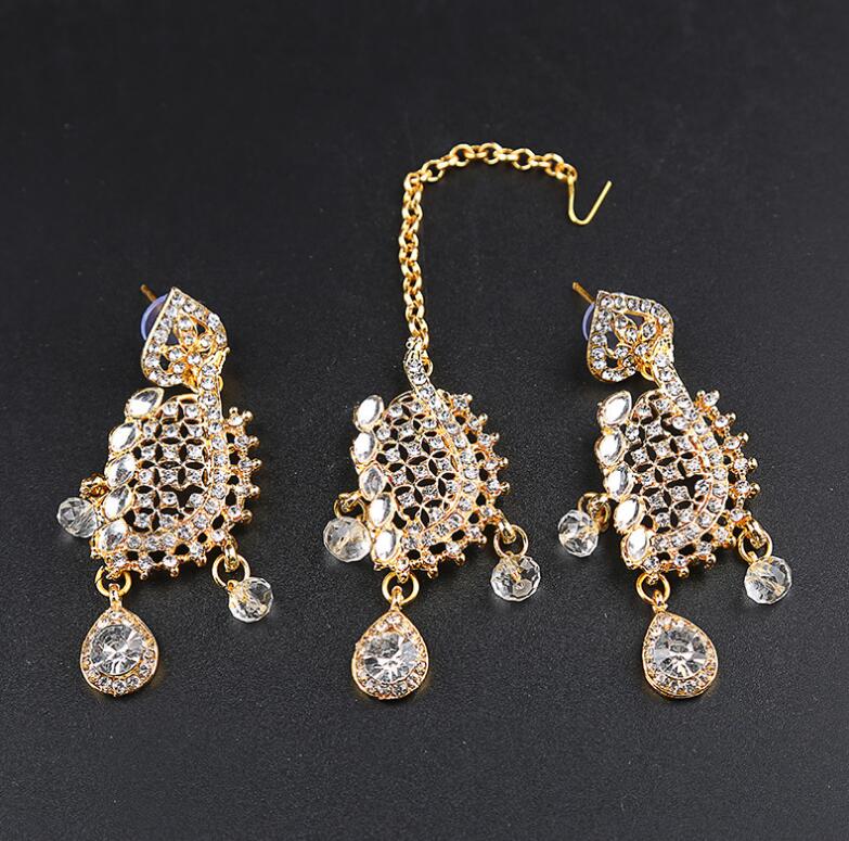 13 Kleuren Etnische Indiase Saree Dansen Oorbellen Voor Vrouwen Wenkbrauwen Indische Kleding Accessoire Party