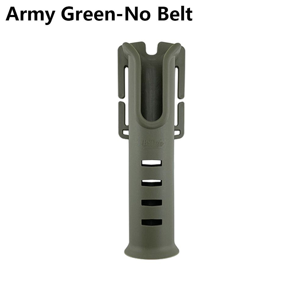Cinturón para caña de pescar multifunción, soporte para el vientre, soporte para caña de pescar ajustable, cinturón para la cintura: army green-No Belt