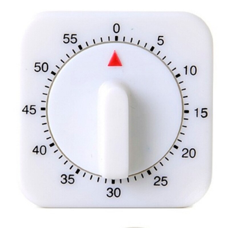 60 Minute Kitchen Timer Alarm Mechanical Teapot Shaped Timer Clock Counting Tools: Pink