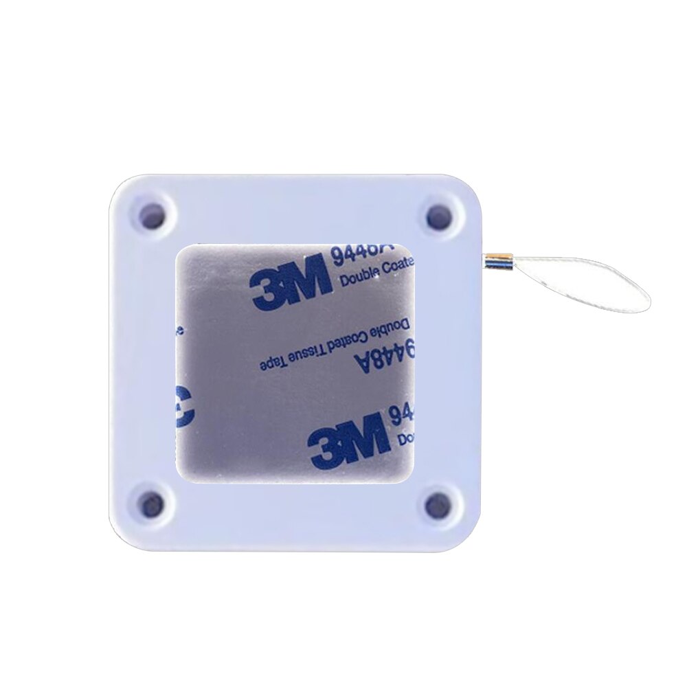 Hole-free Punch-free Automatic Sensor Door Closer Automatic Mounted Spring Adjustable Surface Door Quick Install: white