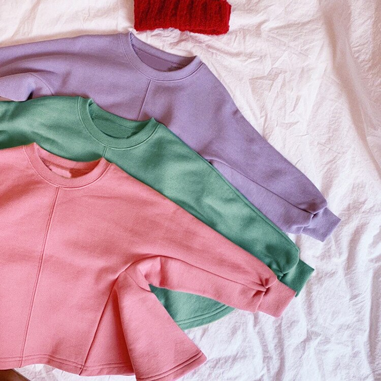 Herfst kinderkleding meisjes koreaanse all-match pullover hoody