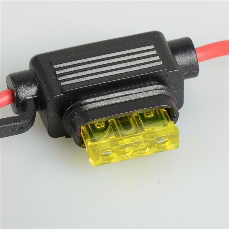 Medium Zekering Houder 20A 14 Awg Auto Medium Zekering Waterdichte In-Line Auto Standaard Blade Type Fuse Holder Auto professionele Parts Tool