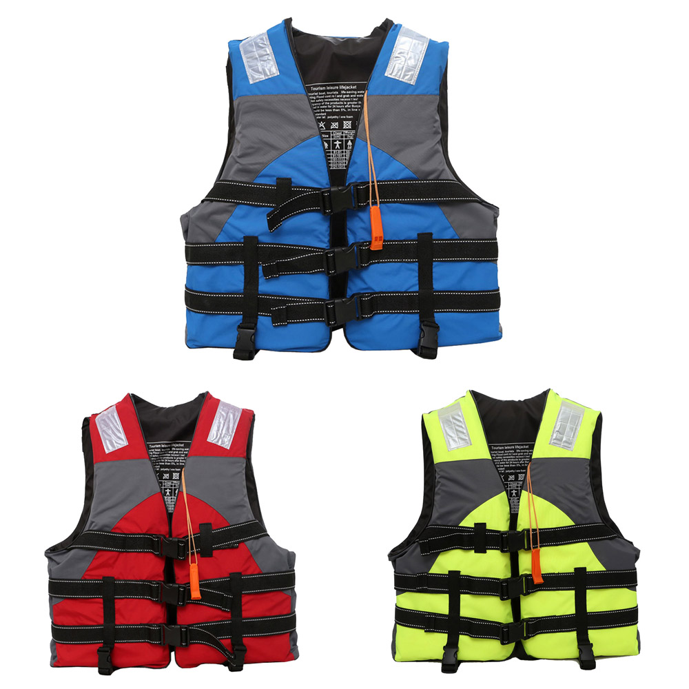 Adult kayak life jacket, surf vest, motorboats, wakeboard, raft, lifeboat, ski, water sports, swimming, drifting, life jacket