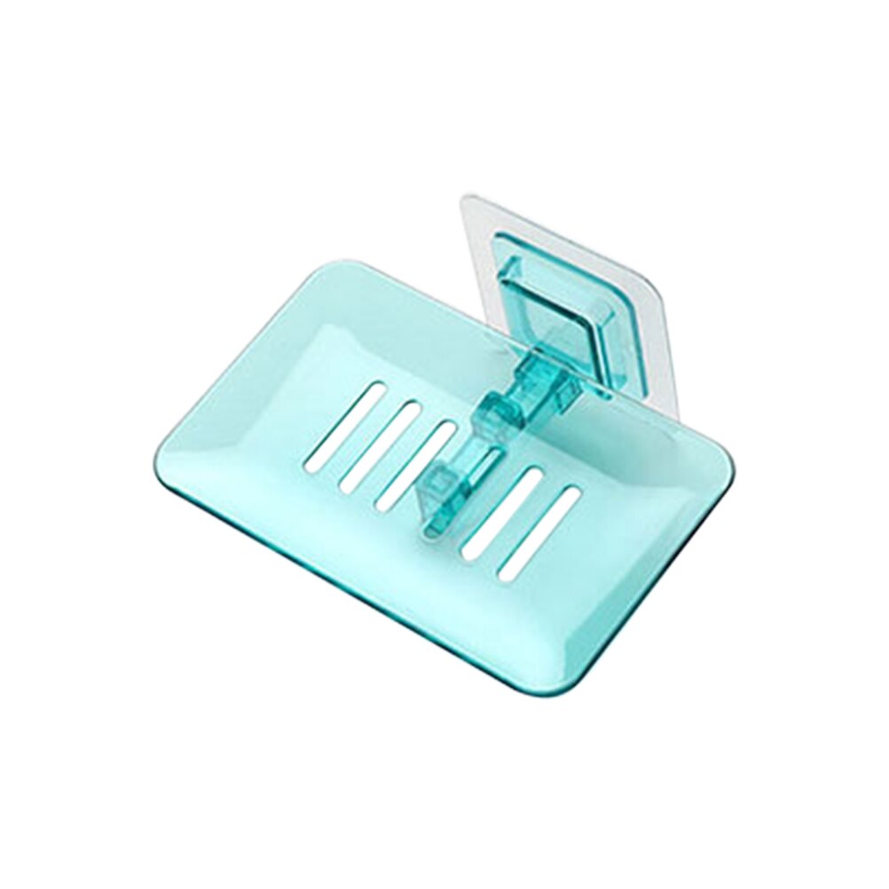 Porte-savon mural plaque plastique porte-plateau porte-savon salle de bain plateau accessoires boite etagere vaisselle murale: Green