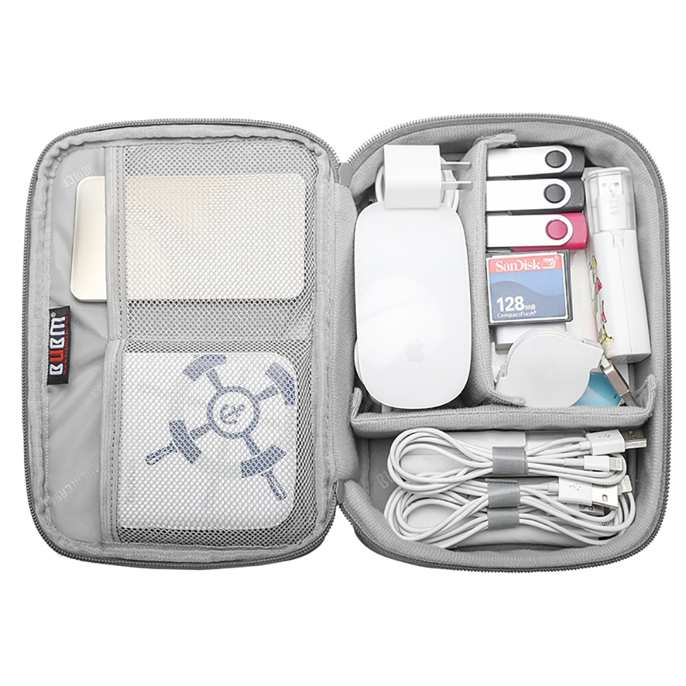 Bubm Reizen Elektronica Accessoires Kabel Organizer Bag-Waterdichte Gadget Draagtas Voor Kabel, Lader, Power Bank, sd-kaart