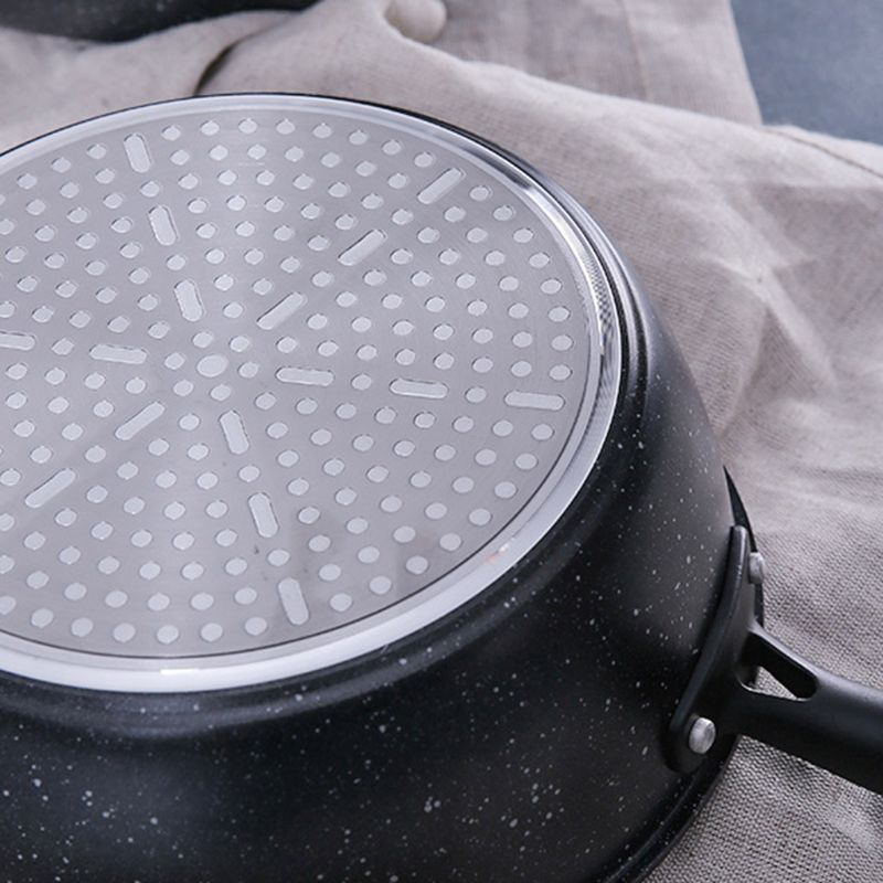 24cm multifunctionele aluminium legering antiaanbak koekenpan gebakken ei pot inductiekookplaat koken kleine wok voor keuken