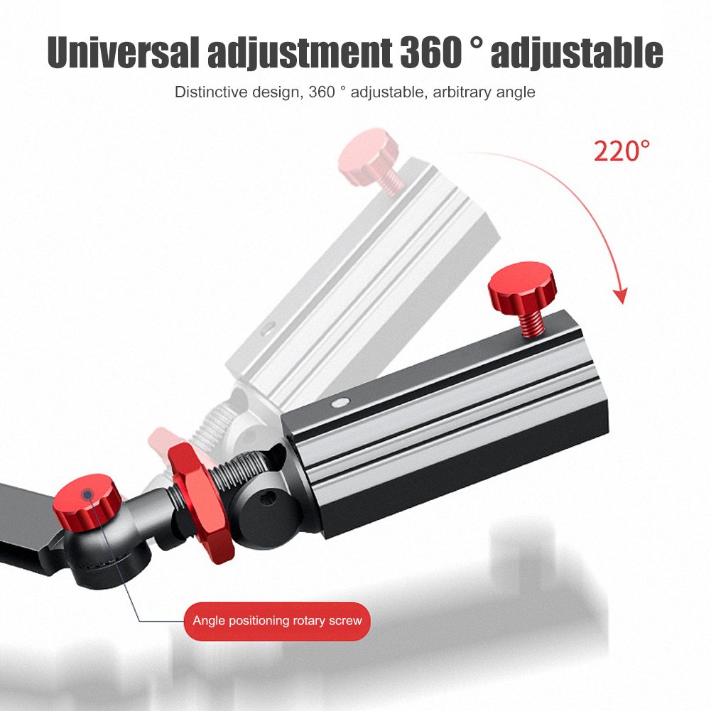 Soporte Universal para caña de pescar, aleación de aluminio y magnesio, 360 ajustable, fijo, accesorios de pesca, 1 unidad