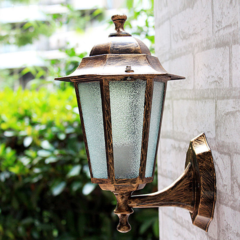 Candelabro de pared para jardín para pared exterior de Europa villa Pared de calle luz valla exterior lámpara de paisaje restaurante tienda iluminación de decoración