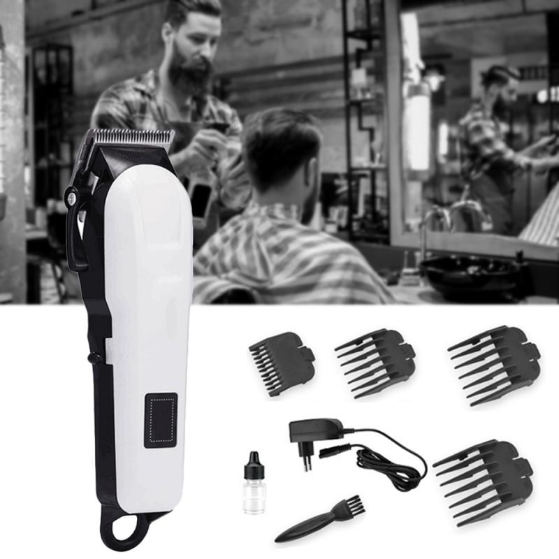 Kemei tondeuse à cheveux LCD affichage 0mm tête à baldaquin tondeuse à barbe hommes électrique coupe de cheveux Machine coupe rasoir