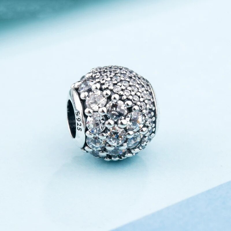 Spring Collection 925 Sterling Silver Women Charm Classic Jewelry Fine Heart Bella Box Pearl Bracelet Necklace: WS427