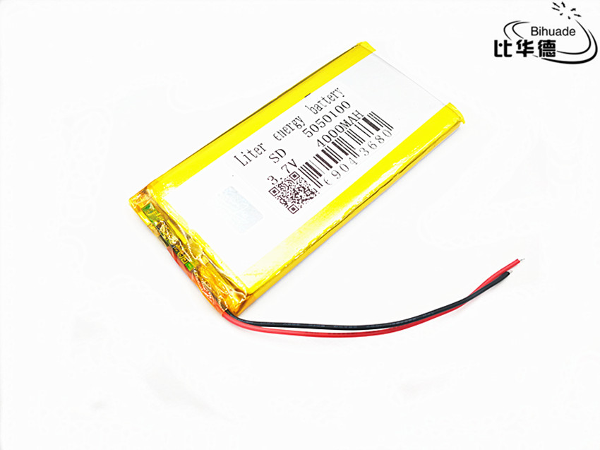 3.7V 4000mAh 5050100 Lithium Polymer Li-Po li ion Rechargeable Battery Lipo cells For Mobile Recorder Recorder Speaker Devices