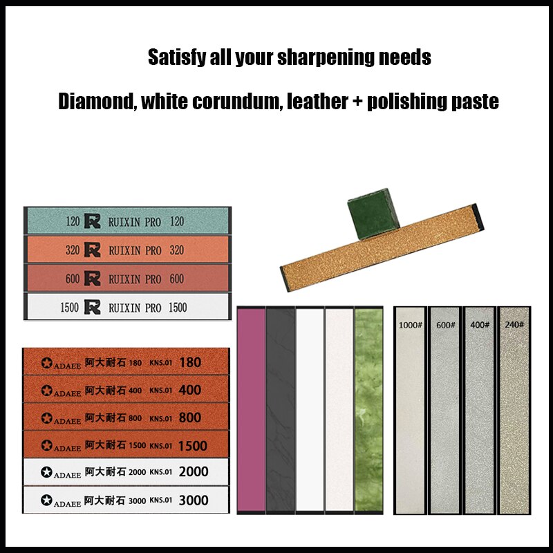 Professionele Vaste Hoek Puntenslijper, Diamant, Wit Korund, Leer, Polijstpasta, Keuken Slijpen Tool, Grinder