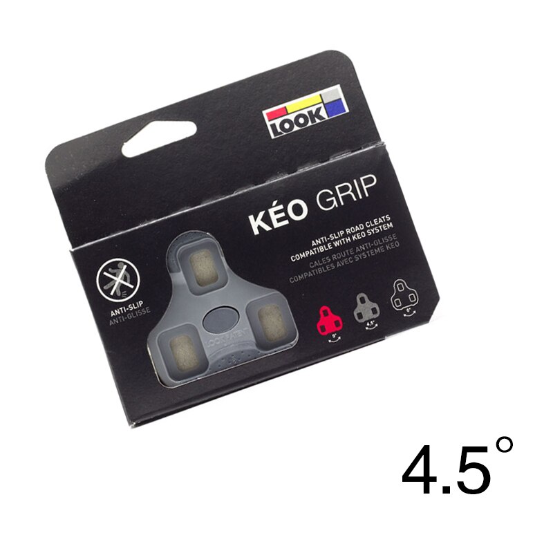 Look keo klamper spd-sl look pedal cykelsko klamper selvlåsende pedal anti-slip klamper kompatibel look keo landevejscykel cykling: 4.5 vinkler-g