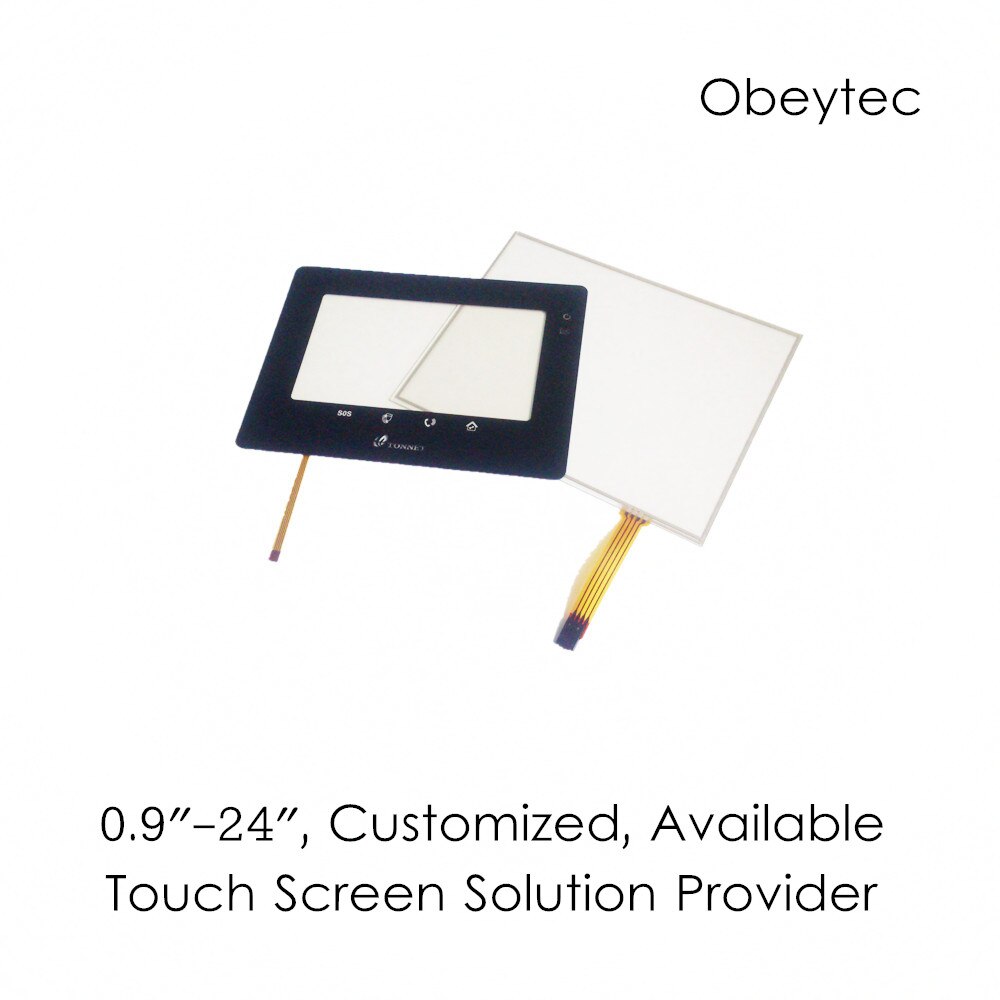 Obeytec 8 zoll Widerstand Touchscreen Tafel, 4:3, 4 draht berühren Tafel nur, aktive fläche 163,4*122,4mm, TS080A4B01