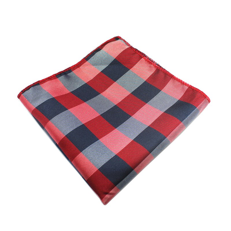 Mouchoir en soie Plaid tissé motif Paisley Hanky pour hommes, pochettes carrées, idéal pour les affaires, mariage