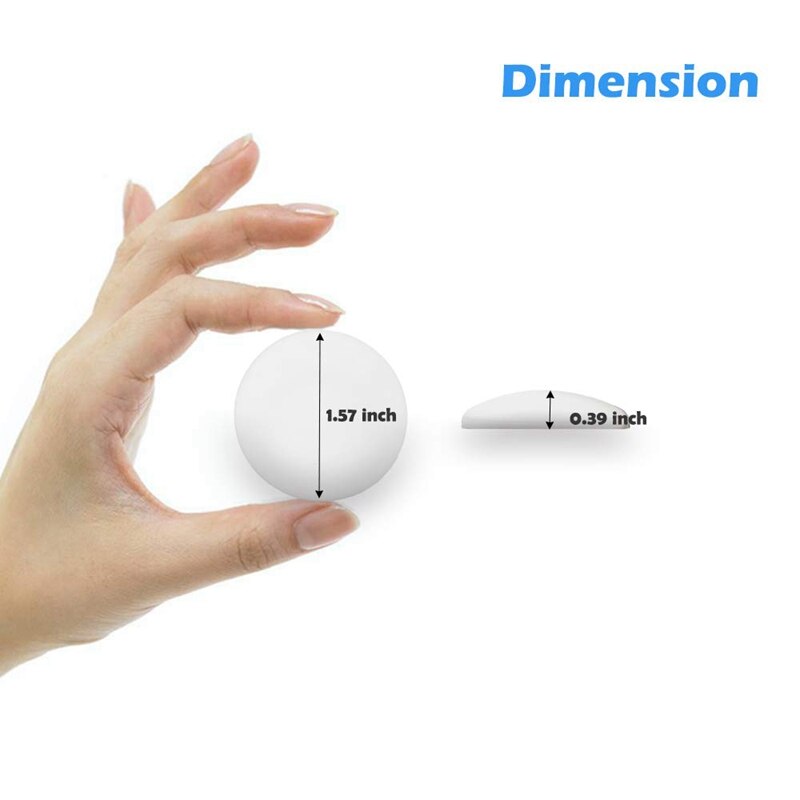 8 Pack Door Stopper Wall 1.57 inch Round Soft Rubber Door Stop Silicon Wall Protector Self Adhesive Door Bumper