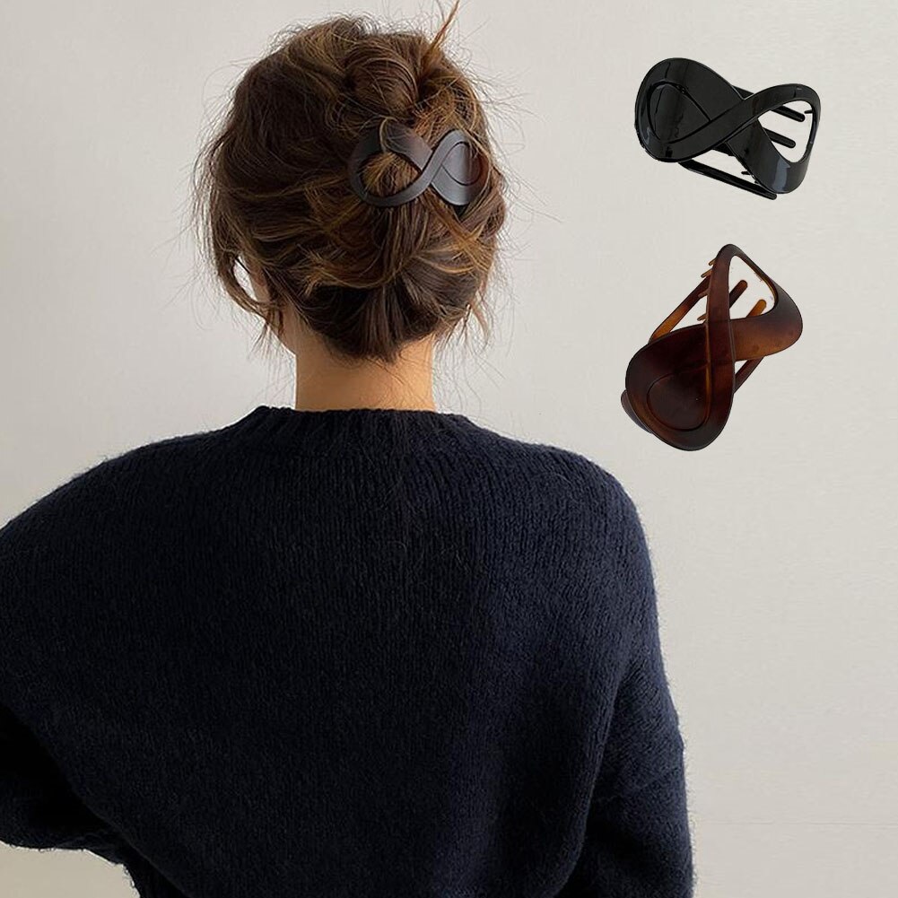 Women Large Hair Clamp Hair Clip Seamless Plastic Duckbill Claw for Women Girls Simple Hairpins Styling Tools Hair Accessories