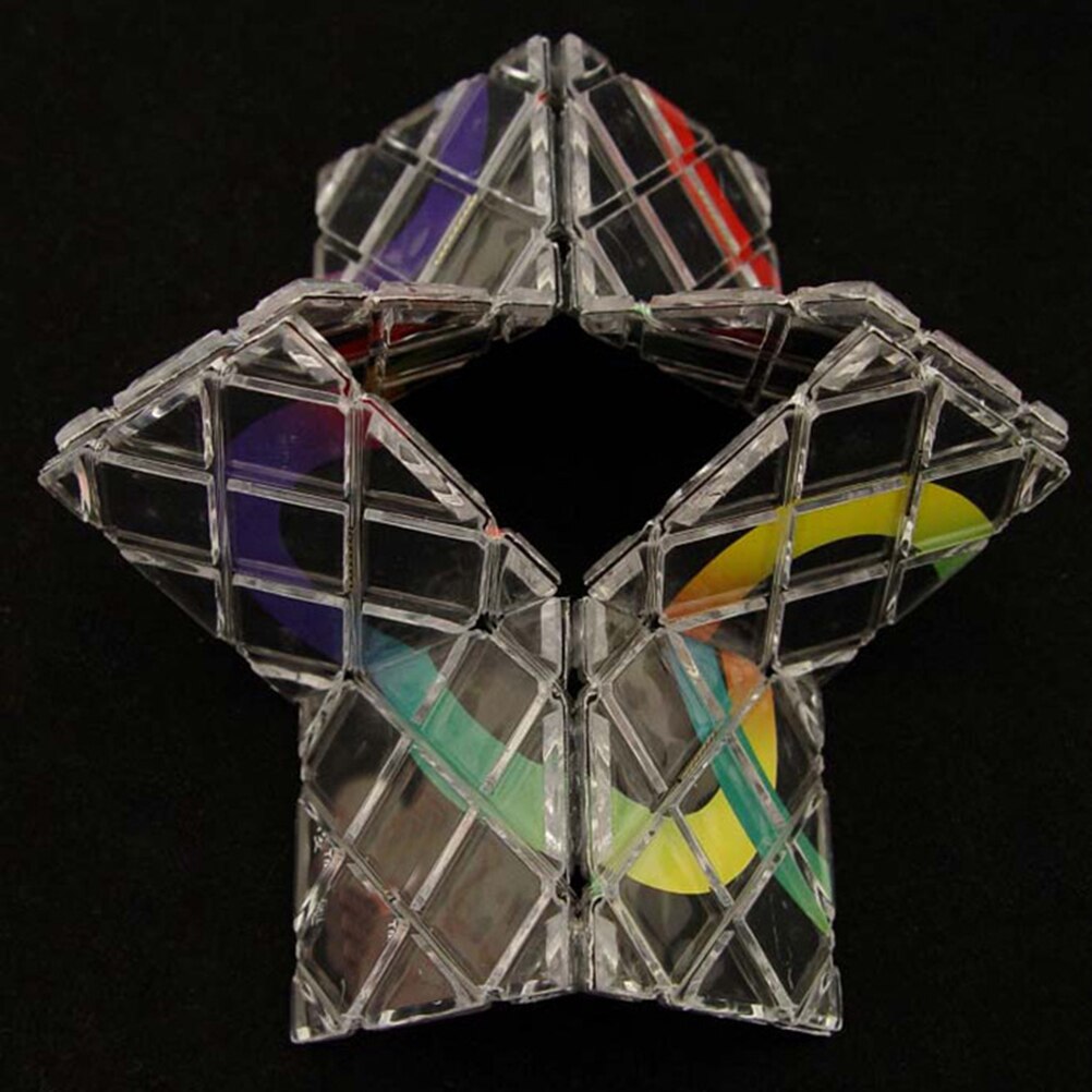 Cube Puzzle Lingao 8 Panels Folding Puzzle Cubes Twisty Cubo Classic Toys #40