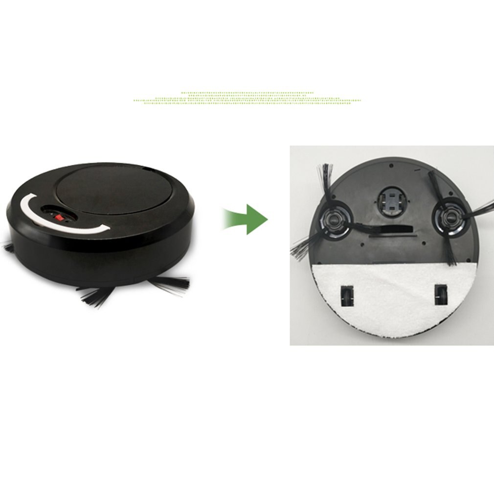 Multifunctionele Robot Stofzuiger Met Sterke Zuigkracht En Afstandsbediening Super Stil Ultra-Slim Body Touch Schakelaar