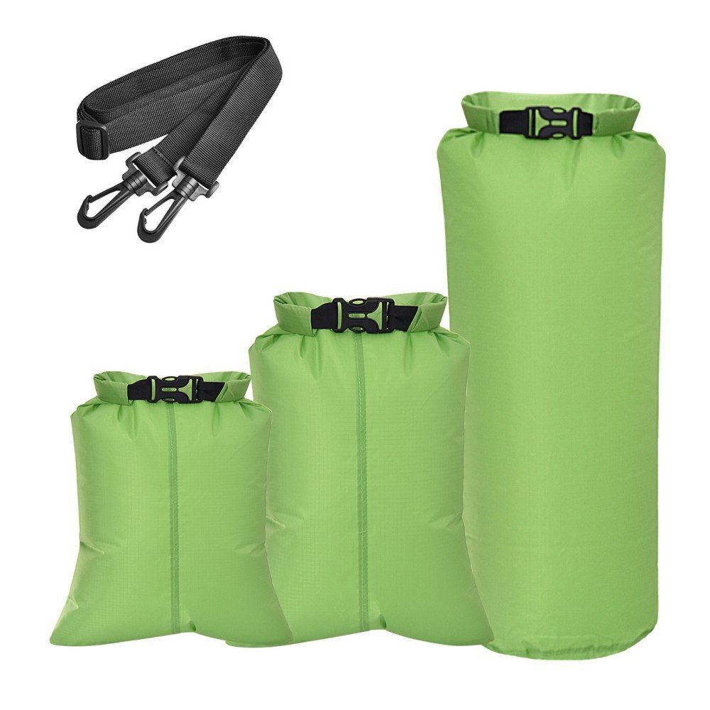 Lot de 3 Sacs Étanches pour Rafting, Canoë, Bateau, Kayak - TRAHOO - Capacité de 1,5 2,5 3,5 Lot de 3 Sacs Étanches pour Rafting, Canoë, Bateau, Kayak - TRAHOO - Capacité de 1,5 2,5 3,5