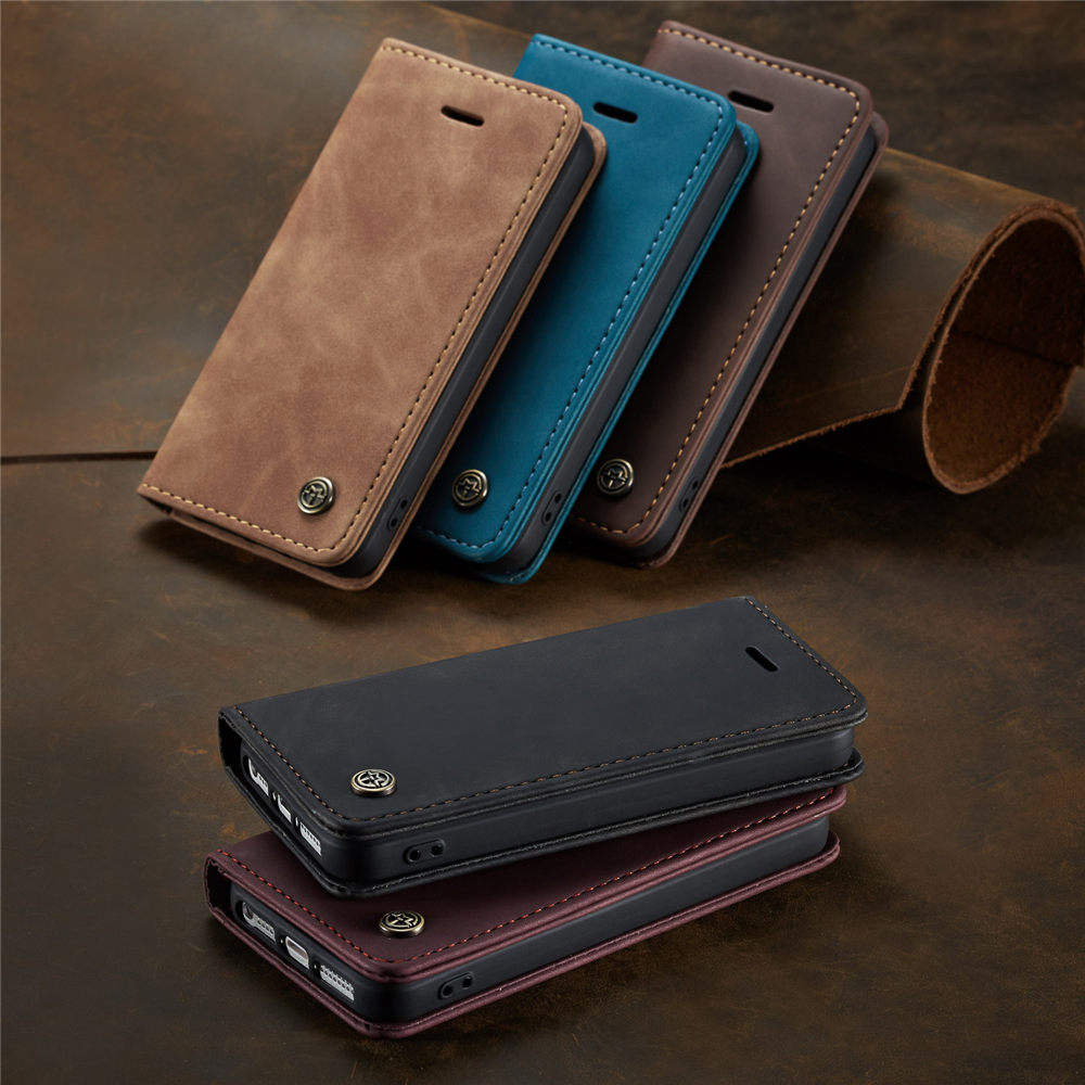 Magnetic Flip Leather Phone Case For iPhone 5 5S SE Capa Credit Card Slot Wallet Cover For iPhone 5S Funda