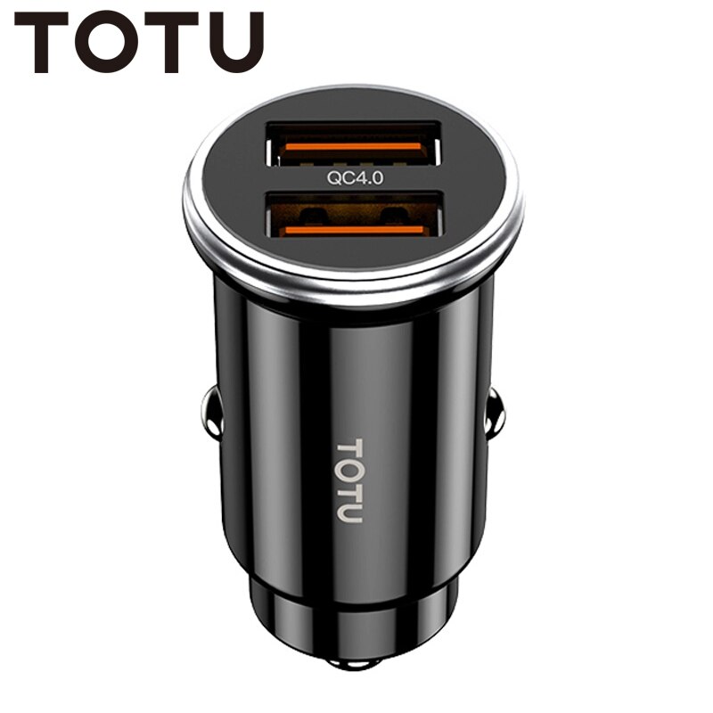 Totu Quick Charge Dual Usb Qc 4.0 Auto-oplader Voor Iphone Xiaomi Huawei Samsung Sony Mobiele Telefoon Oplader In Auto