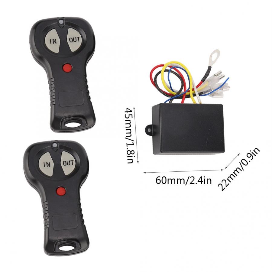 Wiel Afstandsbediening 1 Paar 12V Universele Draadloze Lier Afstandsbediening Controller Kit Voor Auto Vrachtwagen Auto Universal Steering
