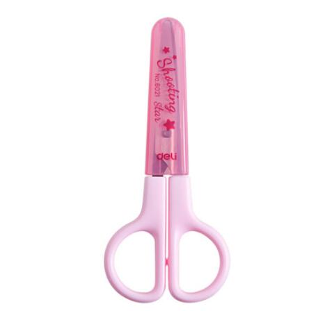 Multi-function Stainless Steel Craft Scissors 2 PCS/Lot Kawaii School Tools Portable Paper Scissors Kids Manual Mini Tailor Scis: Pink
