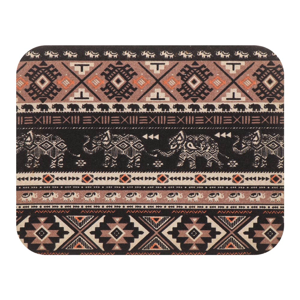 Ethnic Style Canvas Mouse Pad Mice Mat Rubber Anti-slip Durable Desk Cushion Tablet Mat Computer Peripherals Accessory: Style-6